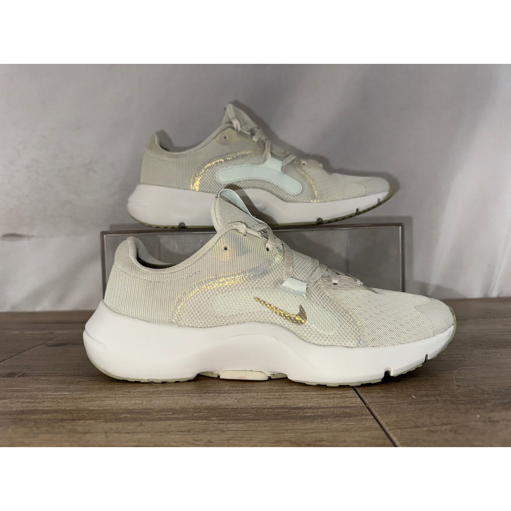 Nike Womens In-Season TR 13 Training Shoes Sail Sea Glass Gold FJ1544-100 Size 9